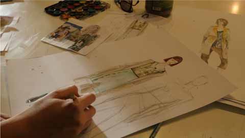 career cluster image of a Fashion Designers job occupation