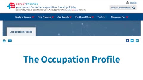 occupation profile video page